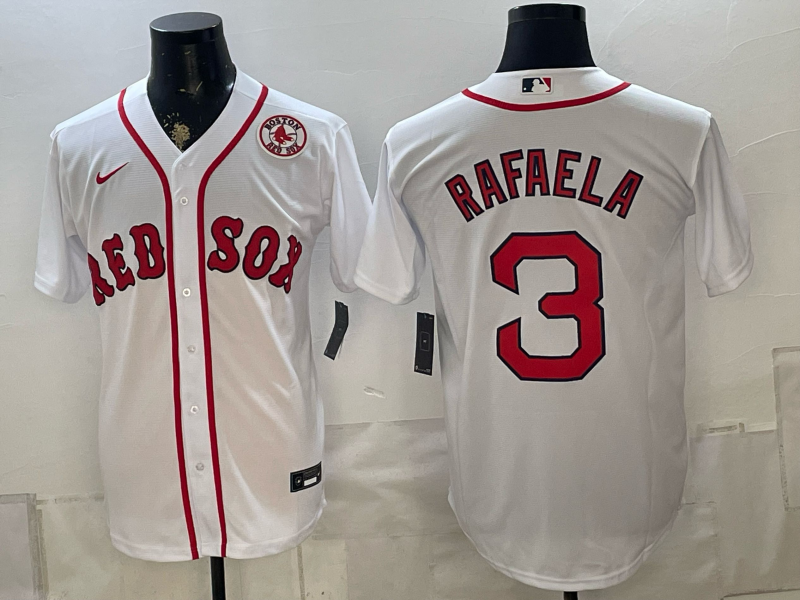 2026 Men Boston Red Sox #3 Rafaela white Nike MLB Jersey 0823003